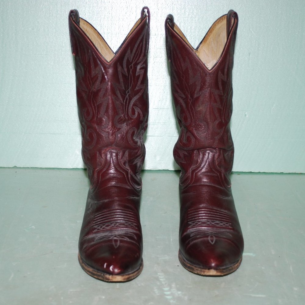DAN POST MENS WESTERN COWBOY BOOTS SIZE 8.5D